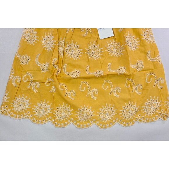 Grace & Emma Top Embroidered Off-Shoulder Puff Sleeves Tie Womens Size M New Tag - Picture 3 of 12